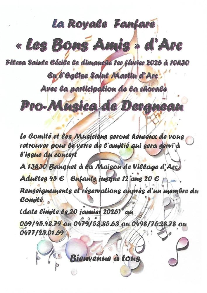 Sainte Cécile des Bons Amis d'Arc